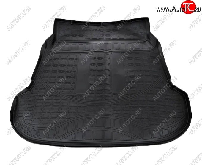 2 599 р. Коврик в багажник Norplast (сложенный 3 ряд) Toyota Fortuner AN160 рестайлинг (2020-2025) (Черный)  с доставкой в г. Пермь