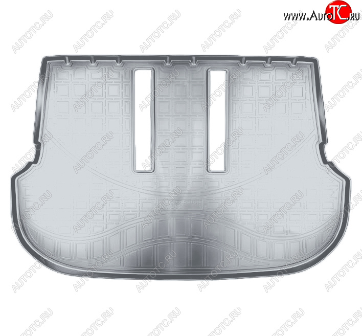 2 299 р. Коврик багажника Norplast (7 мест, разложенный 3 ряд)  Toyota Fortuner  AN160 (2015-2025) дорестайлинг, рестайлинг (Серый)  с доставкой в г. Пермь