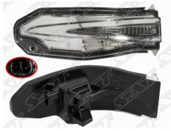 Левый указатель поворота в зеркало SAT Toyota RAV4 XA40 5 дв. дорестайлинг (2012-2015)
