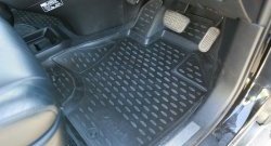 5 199 р. Комплект ковриков в салон (правый руль, чёрные, полиуретан) Element Toyota Harrier XU30 (2003-2013) (Чёрные)  с доставкой в г. Пермь. Увеличить фотографию 2