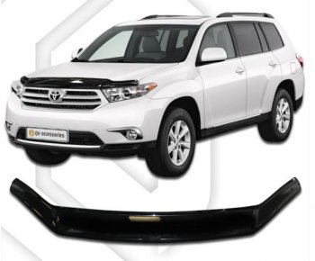 Дефлектор капота CA-Plastiс Toyota Highlander  XU40 (2010-2013) рестайлинг