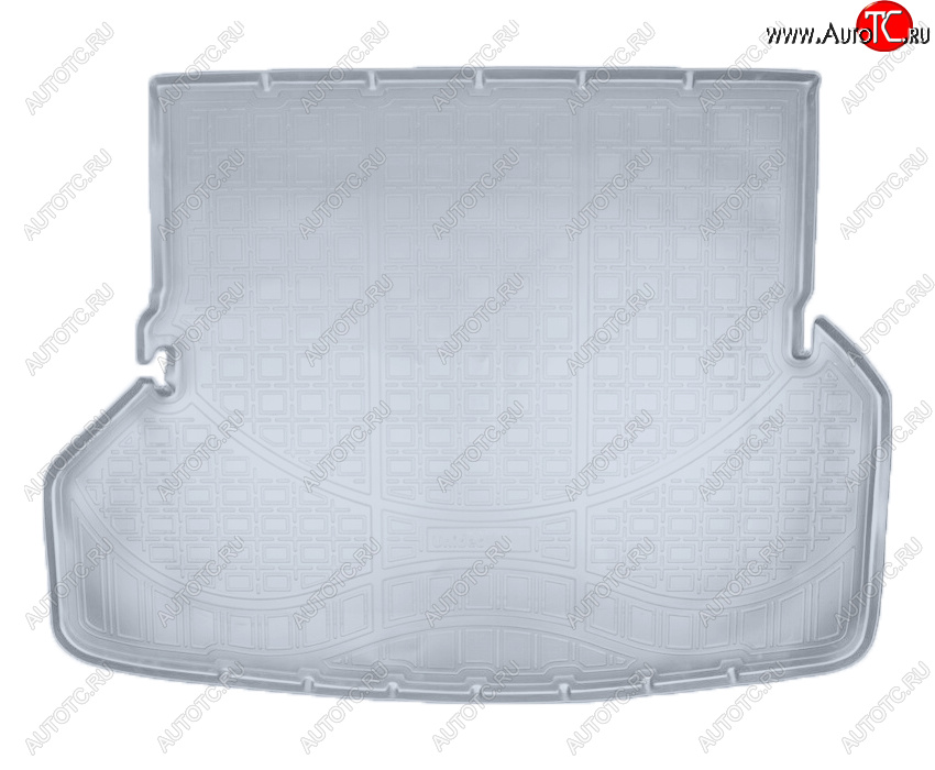 2 499 р. Коврик багажника Norplast Unidec (7 мест)  Toyota Highlander  XU40 (2010-2013) рестайлинг (Цвет: серый)  с доставкой в г. Пермь