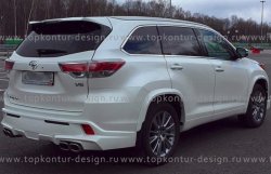 12 999 р. Комплект накладок на колёсные арки TopKontur Design Toyota Highlander XU50 дорестайлинг (2013-2017)  с доставкой в г. Пермь. Увеличить фотографию 3