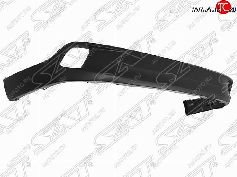 4 099 р. Накладка на задний бампер SAT Toyota Highlander XU50 дорестайлинг (2013-2017) (Неокрашенная)  с доставкой в г. Пермь