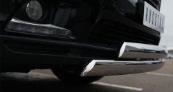 16 499 р. Защита переднего бампера (2 трубыØ75х42 мм, нержавейка) Russtal Toyota Highlander XU50 дорестайлинг (2013-2017)  с доставкой в г. Пермь. Увеличить фотографию 3