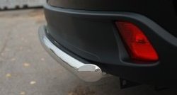 16 249 р. Защита заднего бампера (Ø63 мм, нержавейка) SLITKOFF  Toyota Highlander  XU50 (2013-2017) дорестайлинг  с доставкой в г. Пермь. Увеличить фотографию 4