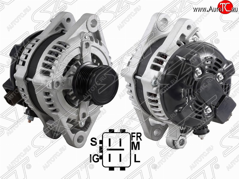 13 699 р. Генератор (150A/ 12V) (2GRFE) SAT  Toyota Highlander  XU50 - Venza  GV10  с доставкой в г. Пермь