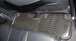 1 999 р. Коврики в салон (5 мест) Aileron 4 шт. (полиуретан) Toyota Highlander XU50 дорестайлинг (2013-2017)  с доставкой в г. Пермь. Увеличить фотографию 2