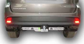 11 249 р. Фаркоп Лидер Плюс (съемный шар тип F, с нержавеющей пластиной)  Toyota Highlander  XU50 (2013-2020) дорестайлинг, рестайлинг (Без электропакета)  с доставкой в г. Пермь. Увеличить фотографию 2