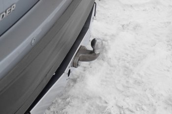16 389 р. Фаркоп PT GROUP /тип F/ с НЕРЖ накладкой TOYOTA Highlander 2013-2020  Toyota Highlander  XU50 (2013-2020) дорестайлинг, рестайлинг  с доставкой в г. Пермь. Увеличить фотографию 3