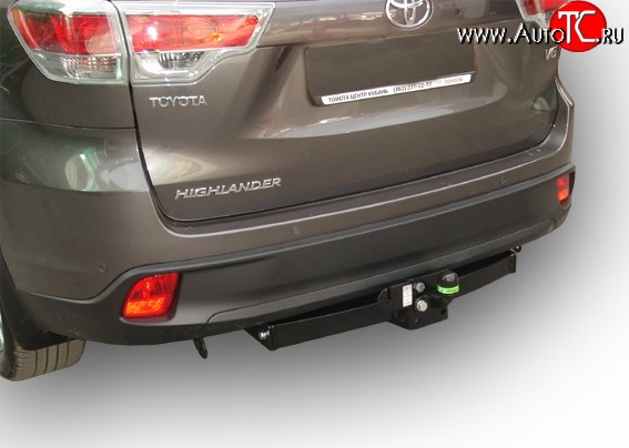 152 999 р. Фаркоп Лидер Плюс  Toyota Highlander  XU50 (2013-2017) дорестайлинг (Без электропакета)  с доставкой в г. Пермь