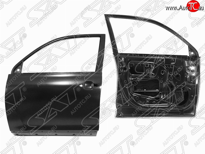 7 499 р. Правая дверь передняя SAT Toyota Highlander XU40 дорестайлинг (2007-2010) (Неокрашенная)  с доставкой в г. Пермь