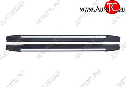 21 599 р. Пороги CT v2 Toyota Highlander XU40 дорестайлинг (2007-2010)  с доставкой в г. Пермь