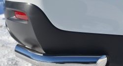 13 949 р. Защита заднего бампера (Ø63 мм уголки, нержавейка) SLITKOFF  Toyota Highlander  XU40 (2010-2013) рестайлинг  с доставкой в г. Пермь. Увеличить фотографию 3