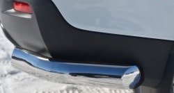 11 299 р. Защита заднего бампера (Ø76 мм уголки, нержавейка) SLITKOFF  Toyota Highlander  XU40 (2010-2013) рестайлинг  с доставкой в г. Пермь. Увеличить фотографию 3