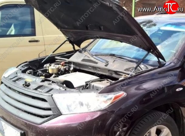2 199 р. Газовые упоры капота Berkut Toyota Highlander XU40 дорестайлинг (2007-2010)  с доставкой в г. Пермь