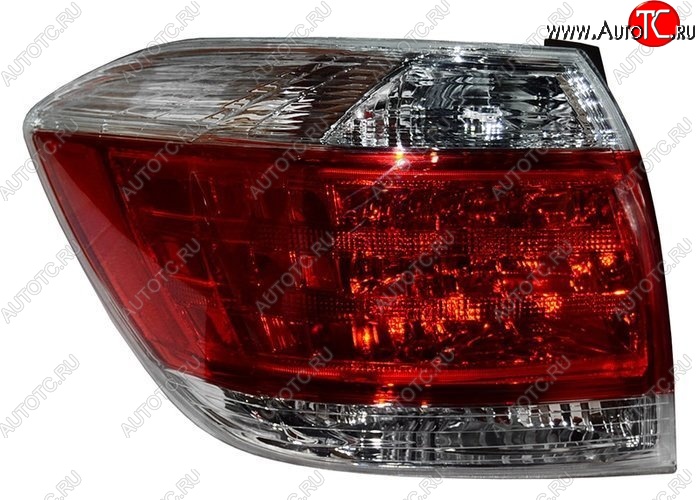 4 999 р. Левый фонарь SAT  Toyota Highlander  XU40 (2010-2013) рестайлинг  с доставкой в г. Пермь