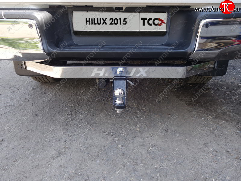 20 999 р. Фаркоп (тягово-сцепное устройство) Exclusive/Black Onyx TCC Toyota Hilux AN20,AN30  2-ой рестайлинг (2011-2016) (оцинкованный, шар Е )  с доставкой в г. Пермь