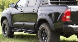 3 399 р. Брызговики под расширители колесных арок с выносом 50 мм RA  Toyota Hilux  AN120 (2016-2020) дорестайлинг  с доставкой в г. Пермь. Увеличить фотографию 4