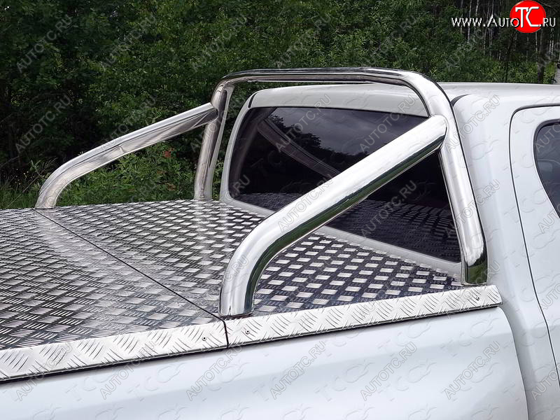 67 999 р. Защита кузова (нержавейка Ø75x42)  Toyota Hilux  AN120 (2016-2025) дорестайлинг, 1-ый рестайлинг, 2-ой рестайлинг (для крышки)  с доставкой в г. Пермь