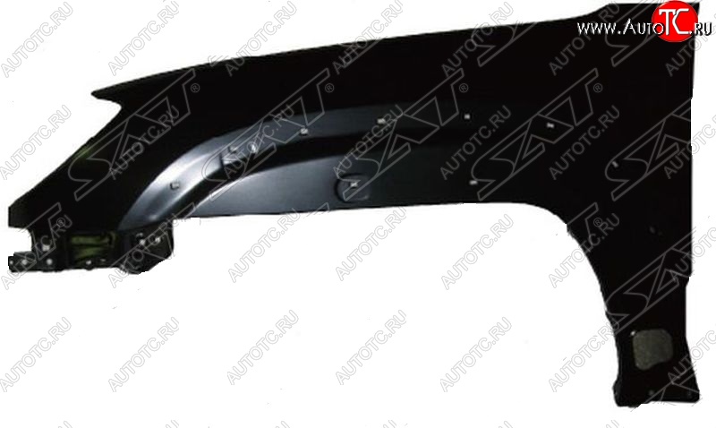 2 599 р. Переднее левое крыло SAT Toyota Hilux Surf N210 дорестайлинг (2002-2005) (Неокрашенное)  с доставкой в г. Пермь