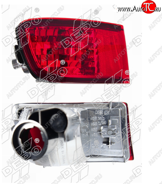 1 579 р. Левый фонарь в задний бампер DEPO Toyota Hilux Surf N210 дорестайлинг (2002-2005)  с доставкой в г. Пермь