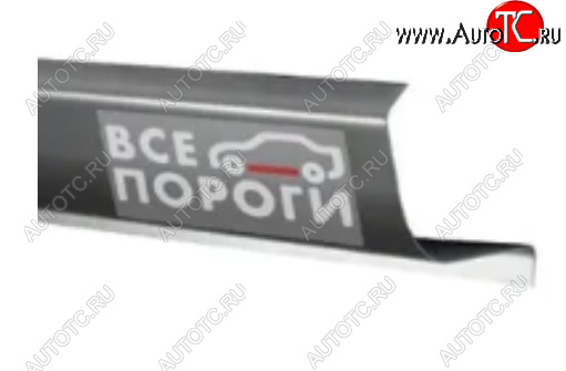 1 599 р. Правый металлический ремонтный порог (полнопрофильный) VSEPOROGI Toyota Hilux Surf N210 дорестайлинг (2002-2005)  с доставкой в г. Пермь