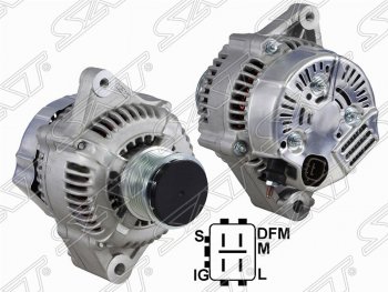 Генератор (80A/ 12V) (1KDFTV) SAT Toyota Hilux Surf N180 5 дв. дорестайлинг (1995-1998)