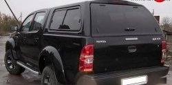 30 699 р. Накладки на колёсные арки с выносом 120 мм Delta 4x4 Toyota Hilux AN10,AN20 дорестайлинг (2004-2008) (Неокрашенные)  с доставкой в г. Пермь. Увеличить фотографию 3