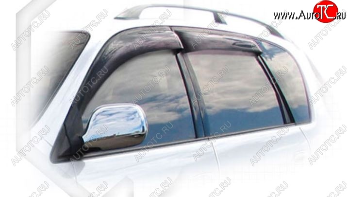 1 999 р. Дефлектора окон (M10G-M15G) CA-Plastic  Toyota Ipsum  SXM10 (1995-1998) дорестайлинг (Classic полупрозрачный, Без хром.молдинга, Крепление только на скотч)  с доставкой в г. Пермь