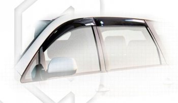 Дефлектора окон (M21-M26) CA-Plastic Toyota Ipsum  ACM20 (2001-2003) дорестайлинг (Classic полупрозрачный, Без хром.молдинга)