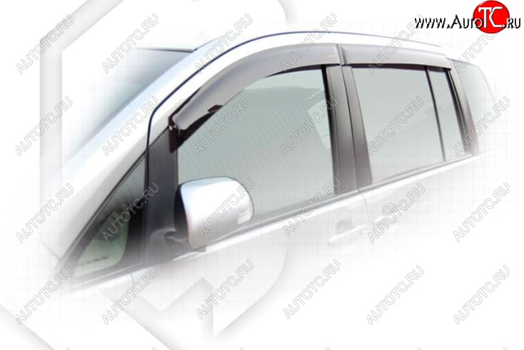 2 079 р. Дефлектора окон (M10, M15) CA-Plastic  Toyota Isis  XM10 (2004-2009) дорестайлинг, 1-ый рестайлинг (Classic полупрозрачный, Без хром.молдинга)  с доставкой в г. Пермь