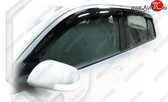 1 999 р. Дефлектора окон CA-Plastic  Toyota Ist  XP110 (2007-2016) (Classic полупрозрачный)  с доставкой в г. Пермь