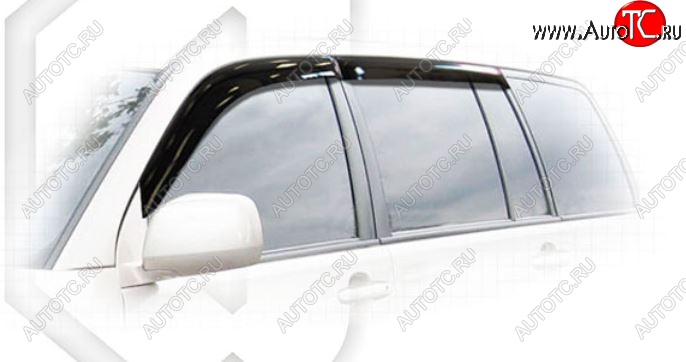 2 079 р. Дефлектора окон (U20-U28) CA-Plastic  Toyota Kluger  XU20 (2000-2003) дорестайлинг (Classic полупрозрачный, Без хром.молдинга, Крепление только на скотч)  с доставкой в г. Пермь