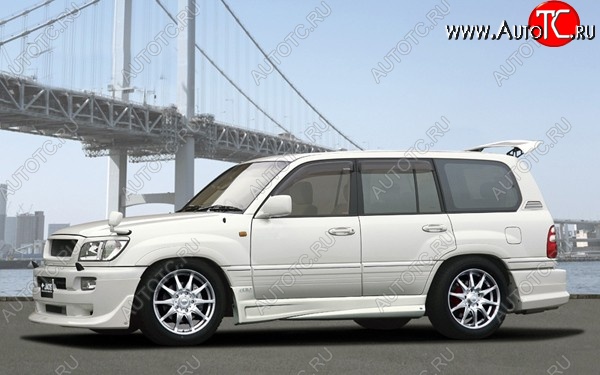 15 349 р. Пороги накладки JAOS Toyota Land Cruiser 100 дорестайлинг (1998-2002) (Неокрашенные)  с доставкой в г. Пермь