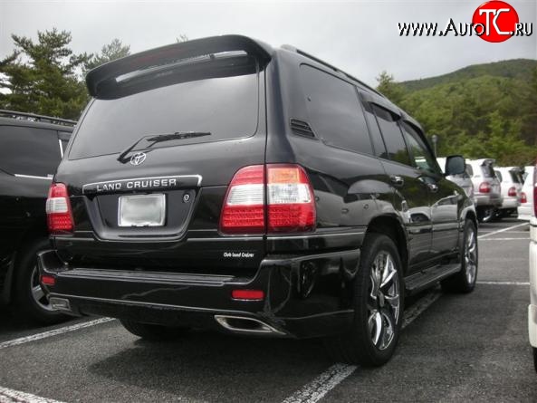 7 999 р. Спойлер Sport v2  Toyota Land Cruiser  100 (1998-2007) дорестайлинг, 1-ый рестайлинг, 2-ой рестайлинг (Неокрашенный)  с доставкой в г. Пермь