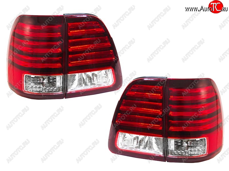 15 699 р. Комплект задних фонарей (диодные) SPORT TYPE SAT Toyota Land Cruiser 100 1-ый рестайлинг (2002-2005)  с доставкой в г. Пермь