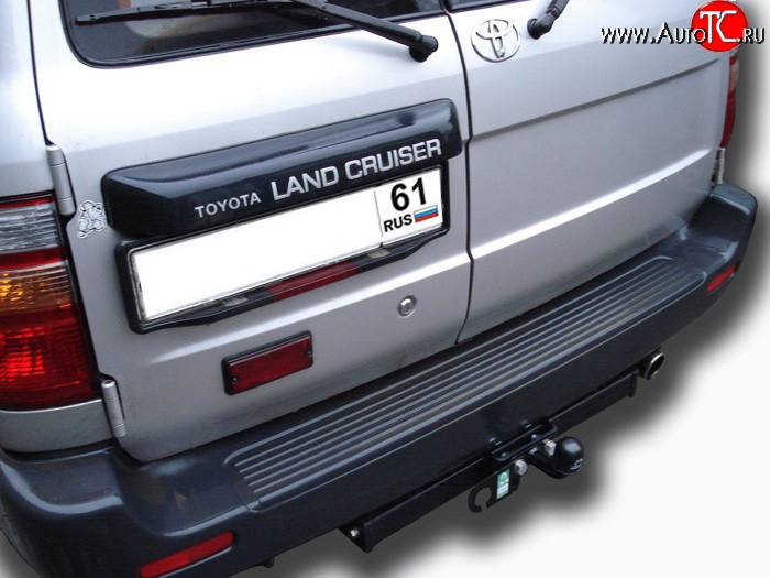 9 799 р. Фаркоп Лидер Плюс  Toyota Land Cruiser  J105 (1998-2007) (Без электропакета)  с доставкой в г. Пермь