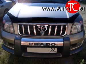 3 689 р. Дефлектор капота NovLine Toyota Land Cruiser Prado J120 (2002-2009)  с доставкой в г. Пермь