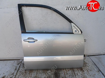 24 449 р. Дверь передняя SPARD (чёрная, правая) Toyota Land Cruiser Prado J120 (2002-2009) (Неокрашенная)  с доставкой в г. Пермь