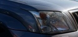 2 249 р. Реснички на фары Sport Toyota Land Cruiser Prado J120 (2002-2009) (Неокрашенные)  с доставкой в г. Пермь. Увеличить фотографию 2
