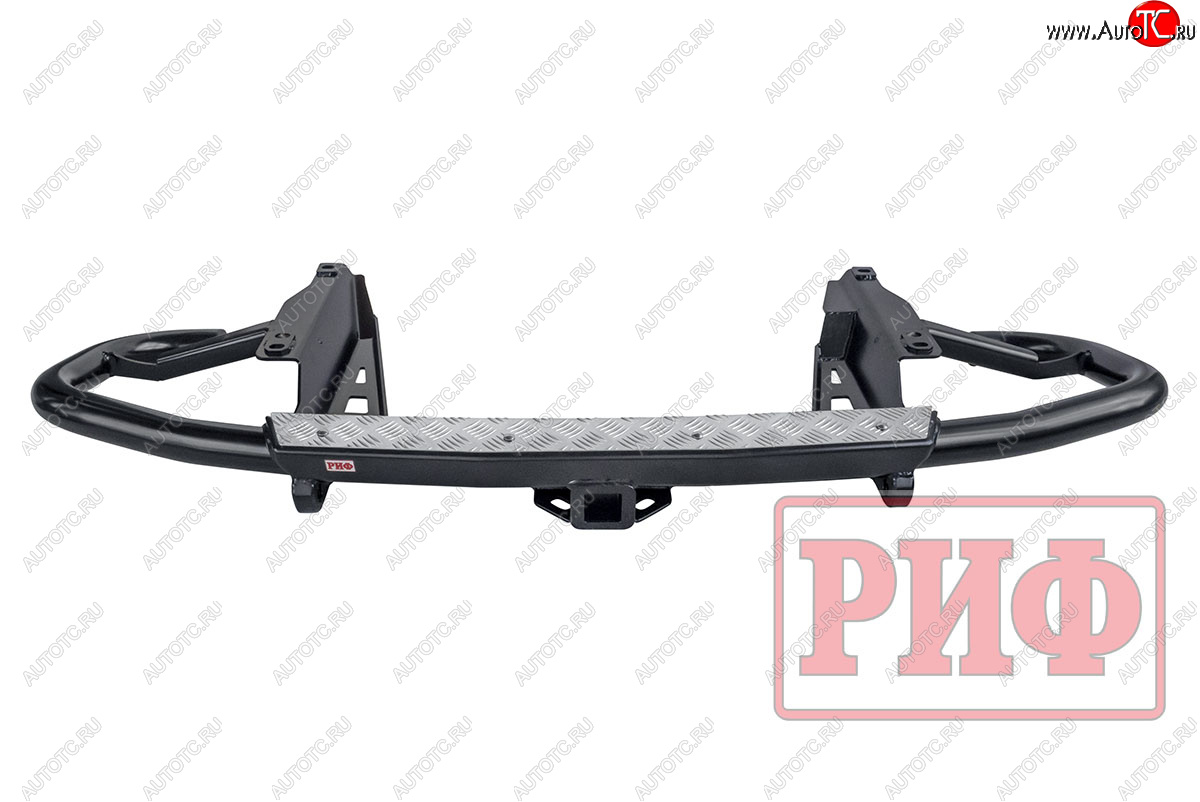 50 189 р. Бампер задний силовой РИФ Toyota Land Cruiser Prado J120 (2002-2009) (С квадратом под фаркоп)  с доставкой в г. Пермь