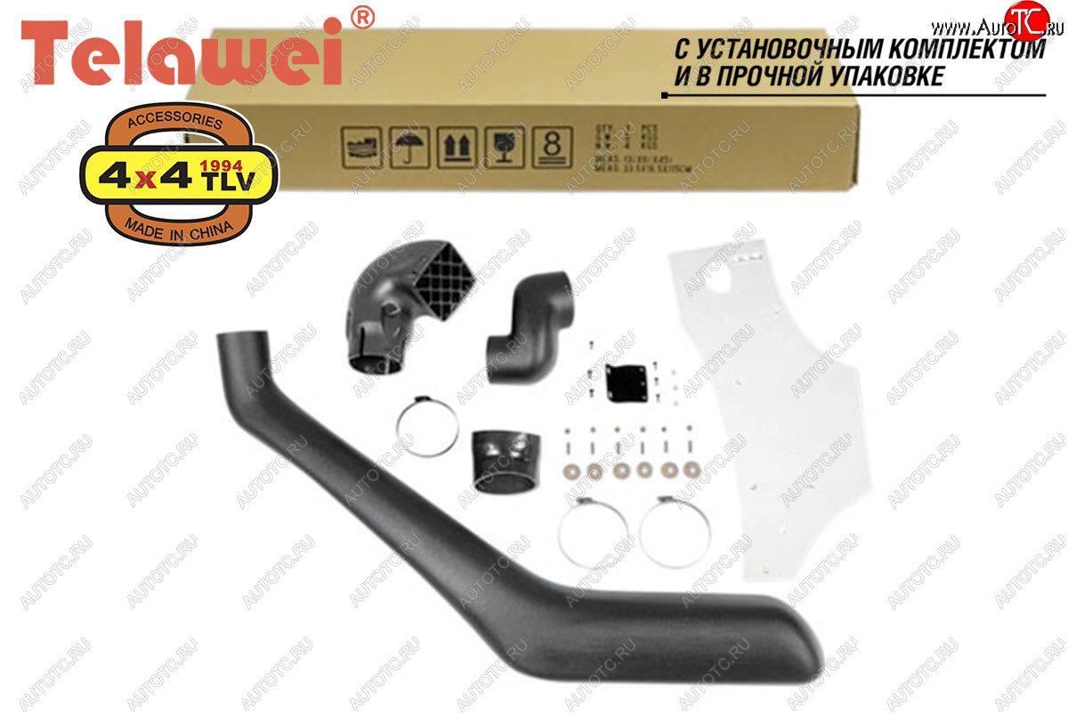 7 849 р. Шноркель Telawei (4.0 V6, 1GR-FE) Toyota Land Cruiser Prado J120 (2002-2009)  с доставкой в г. Пермь