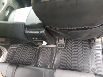 2 099 р. Комплект ковриков в салон (правый руль) Aileron 3D (с подпятником) Toyota Land Cruiser Prado J120 (2002-2009)  с доставкой в г. Пермь. Увеличить фотографию 3