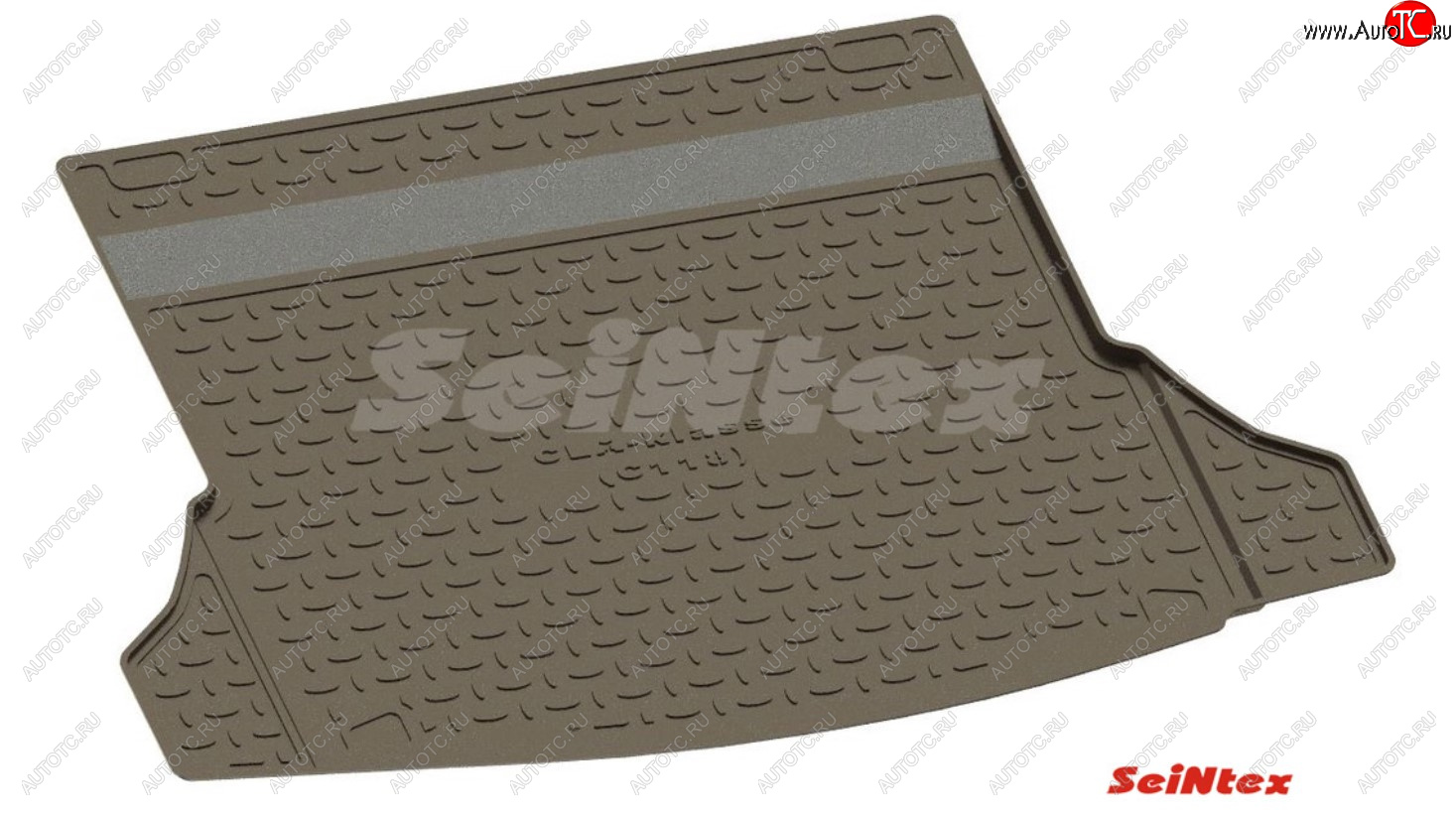 1 669 р. Коврик в багажник SeiNtex (полимерный)  Toyota Land Cruiser Prado  J120 (2002-2009) (Цвет: черный)  с доставкой в г. Пермь