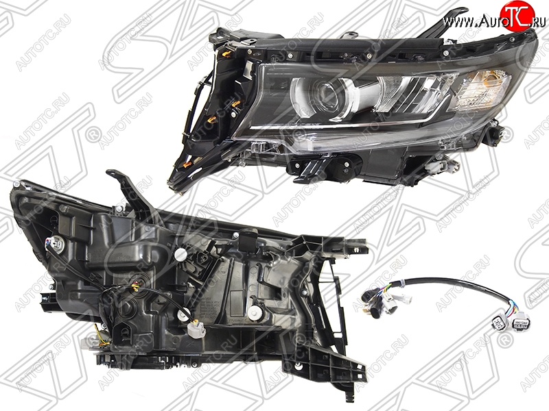 25 449 р. Левая фара SAT (LED) Toyota Land Cruiser Prado J150 2-ой рестайлинг (2017-2020)  с доставкой в г. Пермь