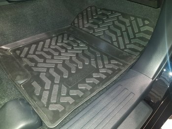 1 989 р. Комплект ковриков в салон Aileron 3D (с подпятником) Toyota Land Cruiser Prado J150 2-ой рестайлинг (2017-2020)  с доставкой в г. Пермь. Увеличить фотографию 3
