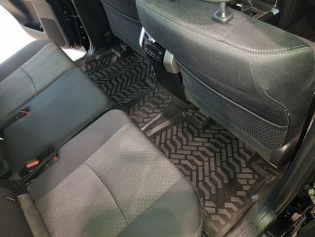 1 989 р. Комплект ковриков в салон Aileron 3D (с подпятником) Toyota Land Cruiser Prado J150 2-ой рестайлинг (2017-2020)  с доставкой в г. Пермь. Увеличить фотографию 5