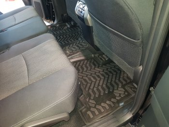 Комплект ковриков в салон Aileron 3D (с подпятником) Toyota Land Cruiser Prado  J150 (2017-2020) 2-ой рестайлинг