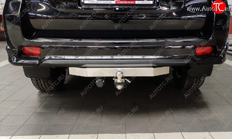 20 999 р. Фаркоп (тягово-сцепное устройство) TCC (Black Onyx)  Toyota Land Cruiser Prado  J150 (2020-2025) 3-ий рестайлинг (оцинкованный, шар Е, надпись Prado)  с доставкой в г. Пермь
